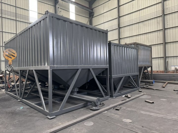 水泥仓工作原理示意图