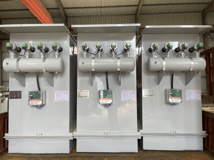 现代化脉冲除尘器生产车间