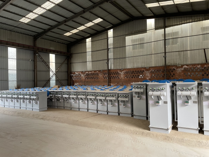 现代化脉冲除尘器生产车间