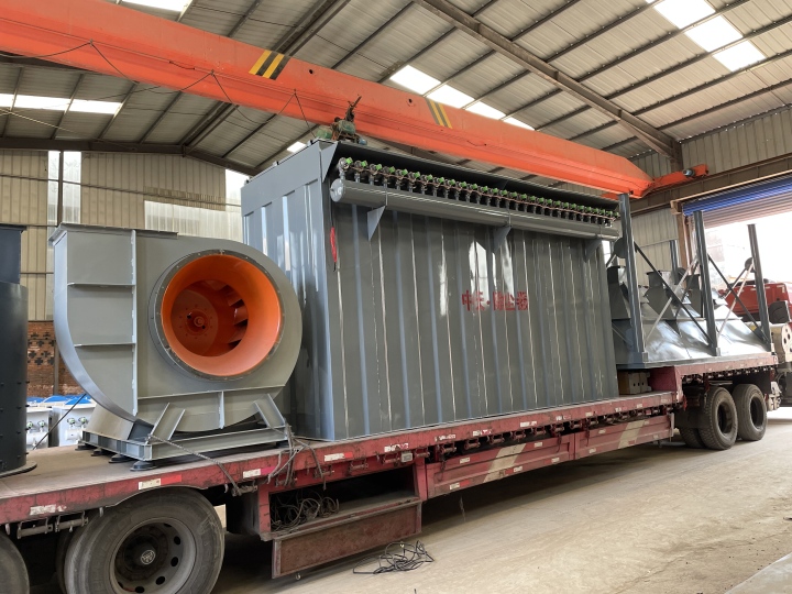 现代化脉冲除尘器生产车间