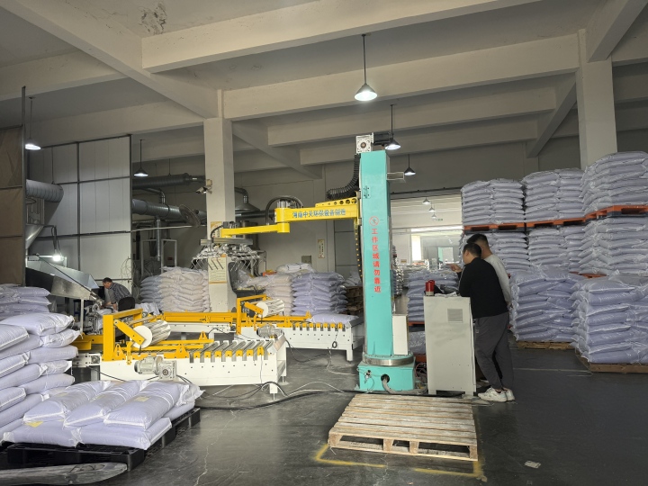 立柱码垛机运行工况展示