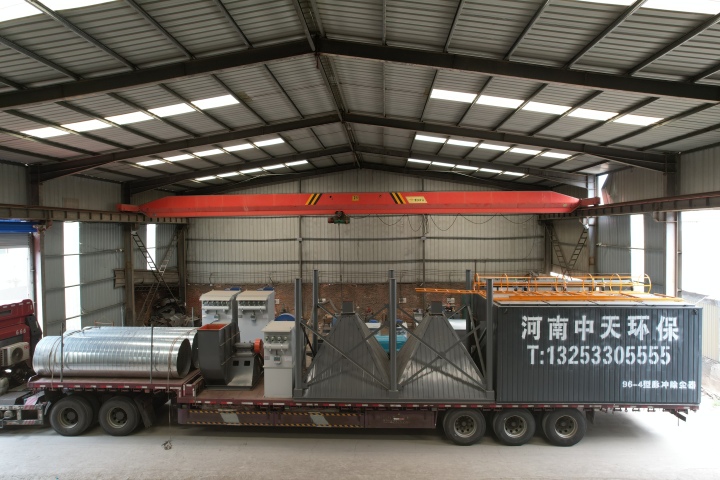 高效脉冲除尘器工作场景