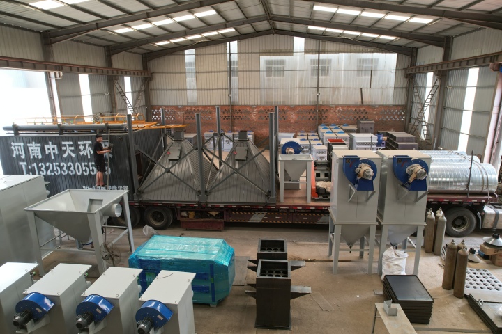 脉冲除尘器内部结构示意