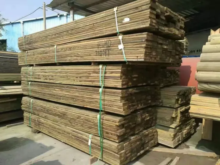 防腐木生产工艺示意图