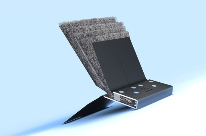 现代化钢板刷生产车间