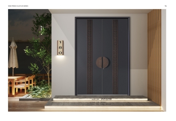 铜雕门高端应用场景展示