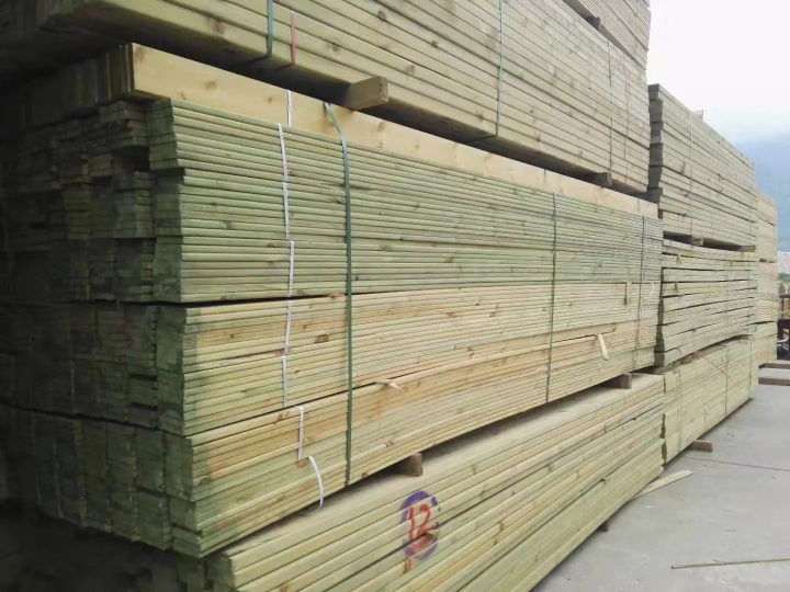 防腐木栈道应用