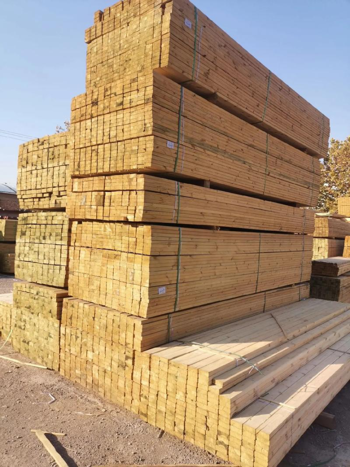 防腐木户外平台效果