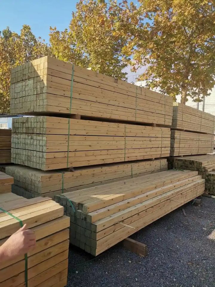 防腐木工艺展示