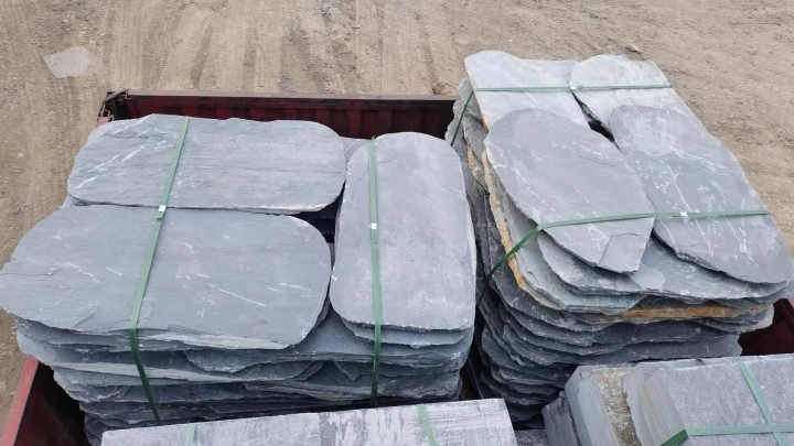 青石板仿古铺装效果图