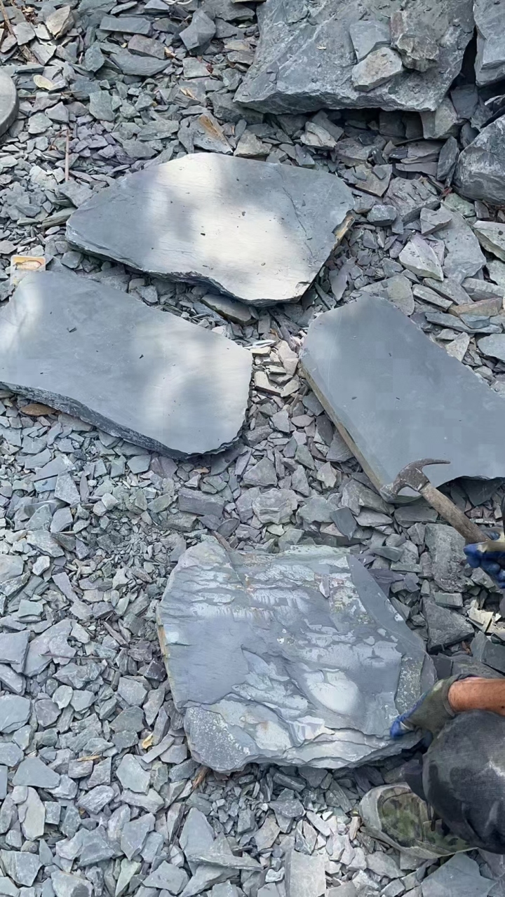 青石板材质特写