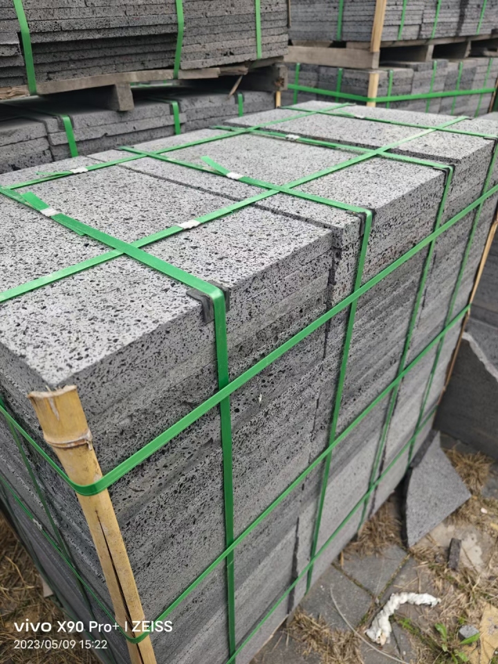 青石板铺装效果图