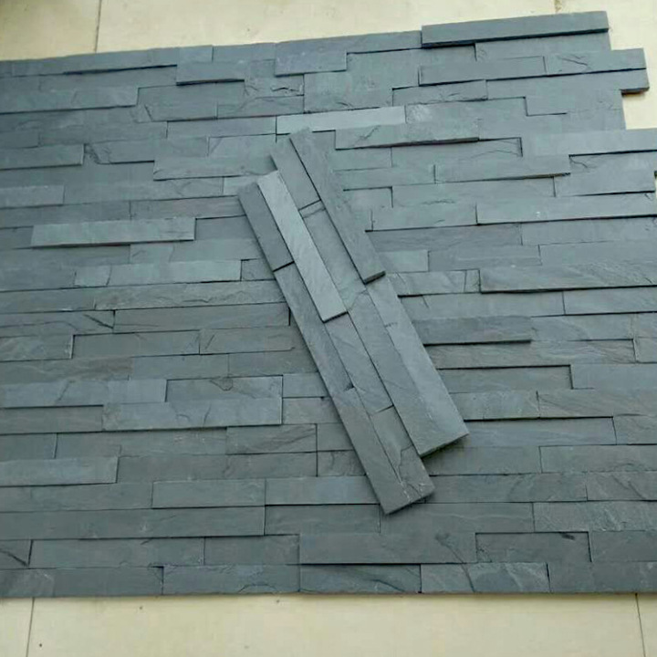 青石板庭院围墙应用