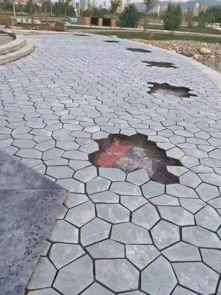 各类青石板应用效果展示