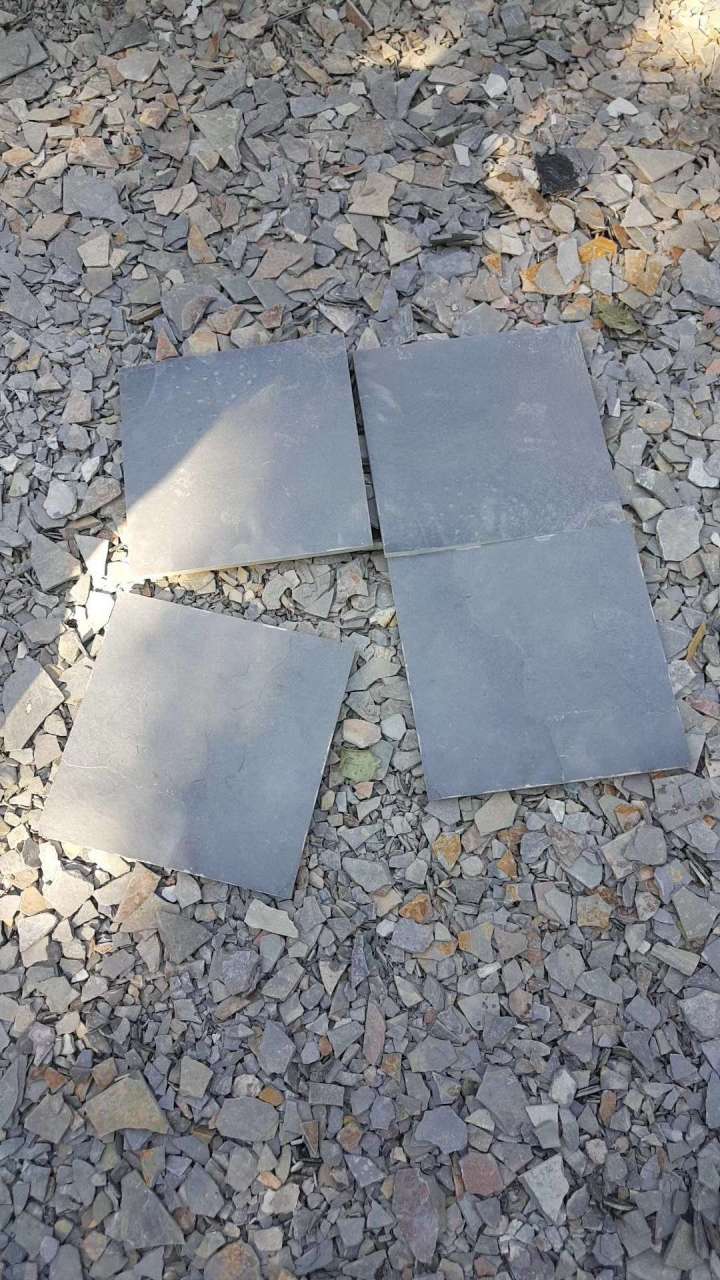 青石板庭院铺装实景