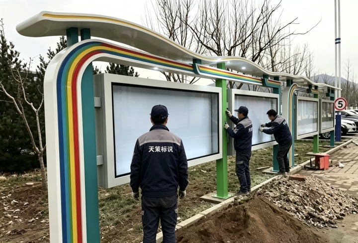 南京天策标识生产车间实景