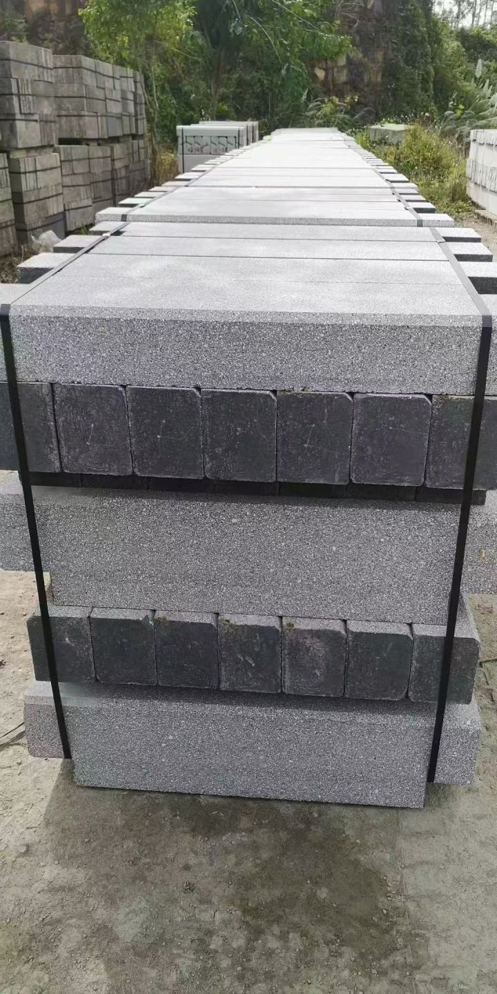 仿石PC路沿石纹理细节