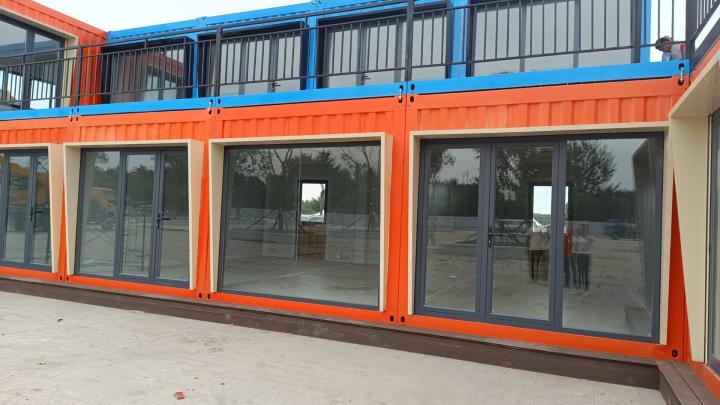 定制集装箱施工现场实景