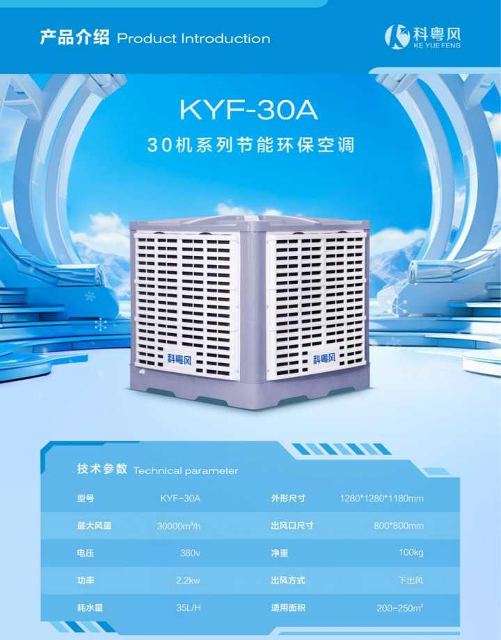 车间环保空调安装效果