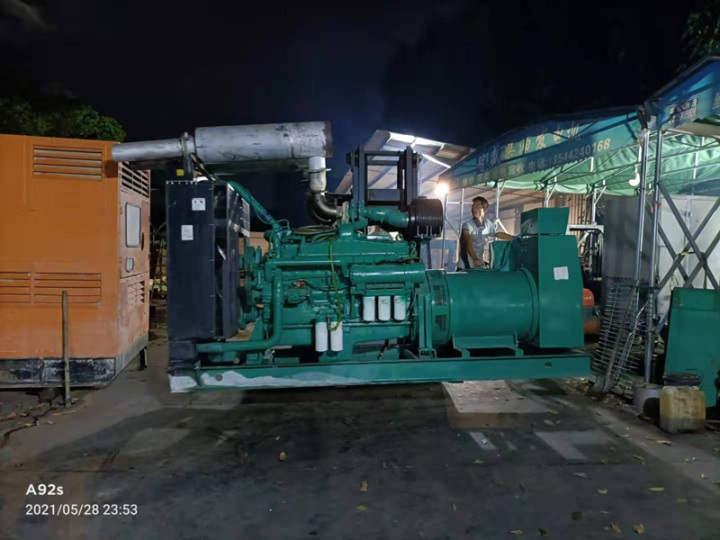 发电机组厂区展示