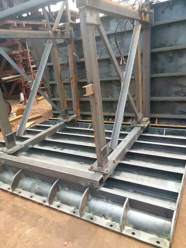 定制桥梁钢模板施工现场