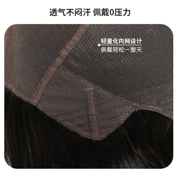 女士发块佩戴效果展示