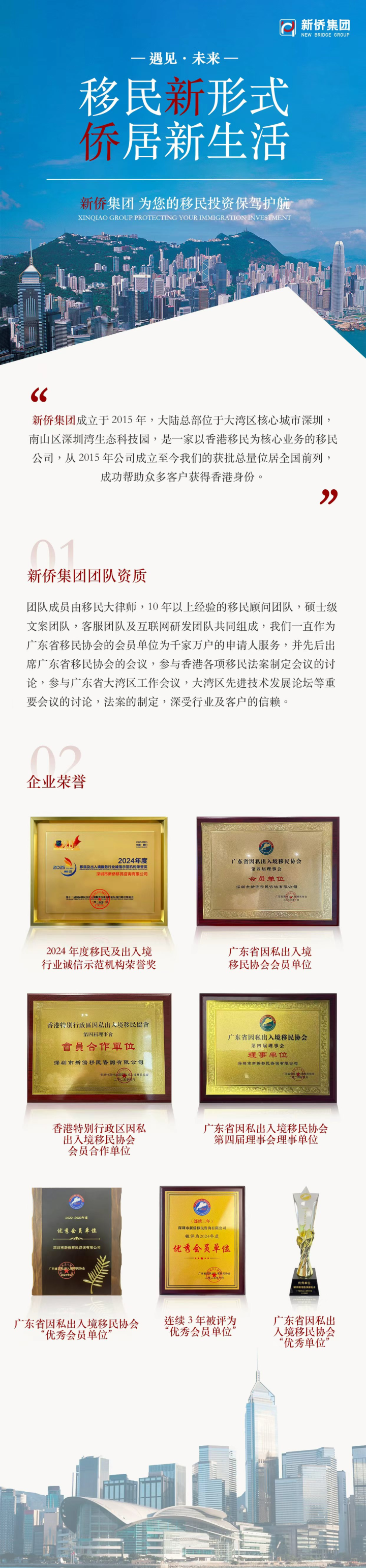 新侨移民全球业务覆盖与客户信赖背书