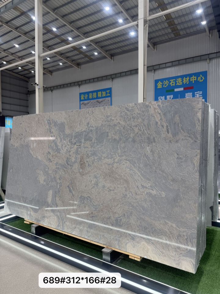 蓝贝露大理石应用效果