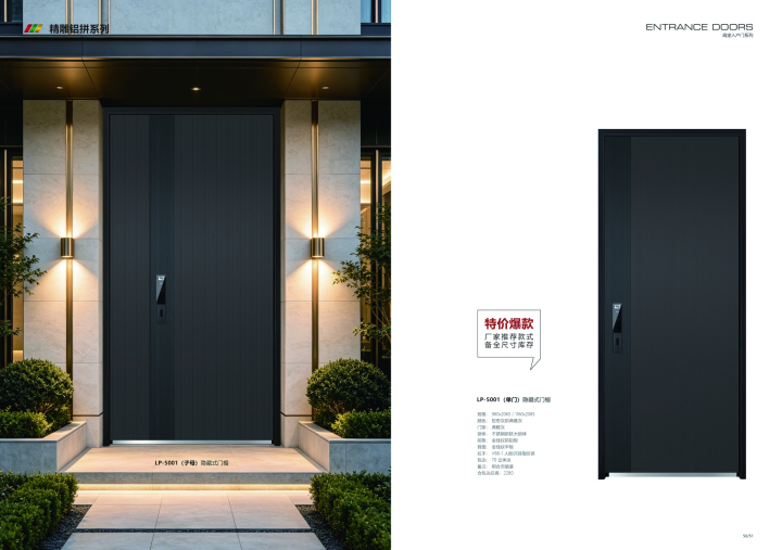 S380不锈钢烤漆门成品