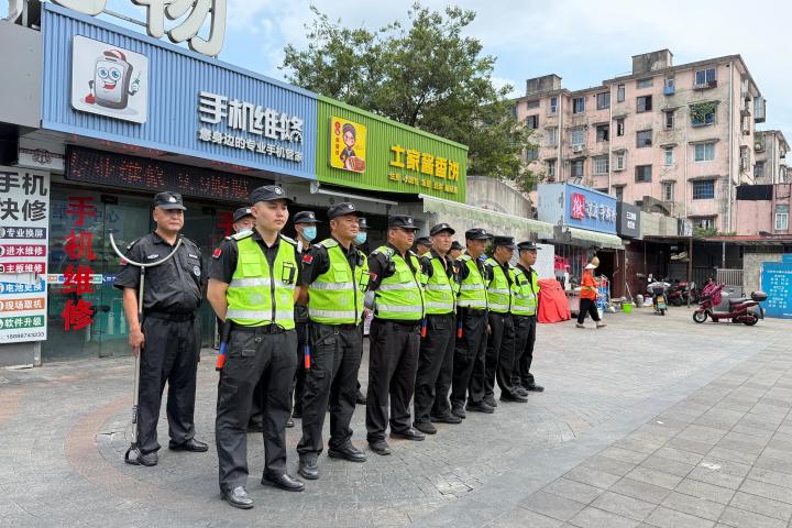 保安服务行业亮点示意图