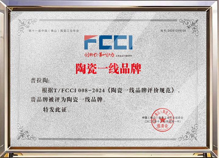 普拉陶柔光砖施工效果图