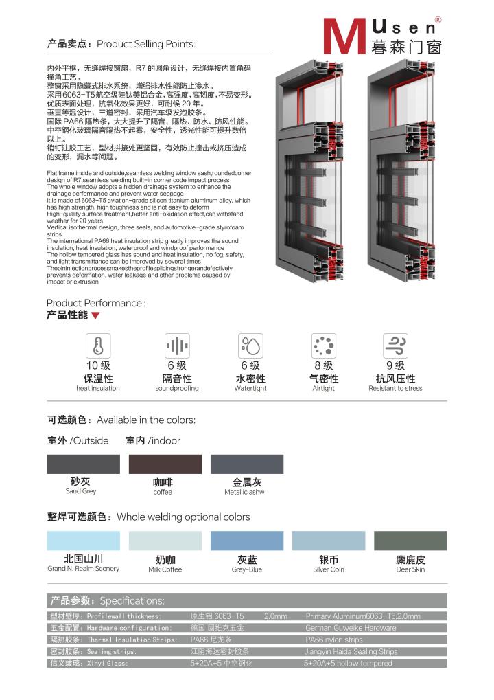 暮森门窗工艺细节图2