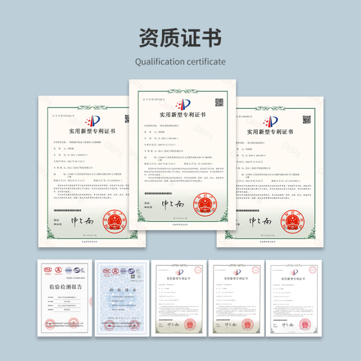 场景展示:电子厂车间内,安检门稳定运行,员工有序通过